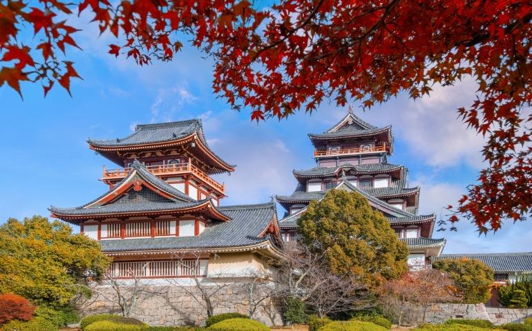 Fushimi Momoyama Castle in Kyoto, Japan
