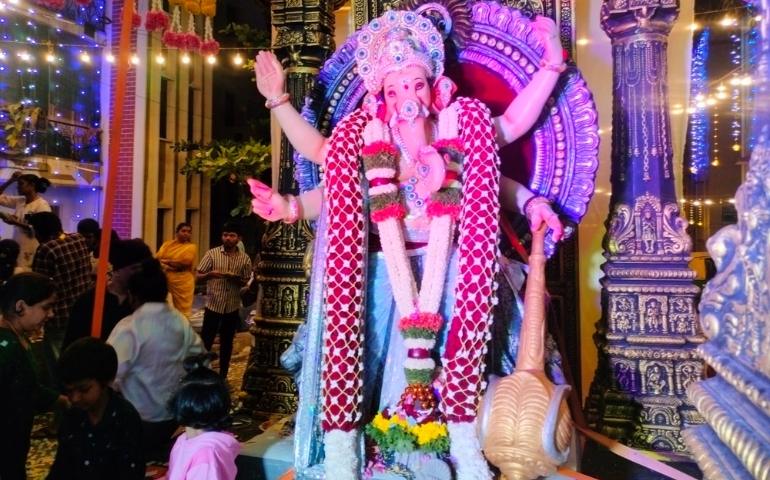 Ganesh pandal in Bangalore

