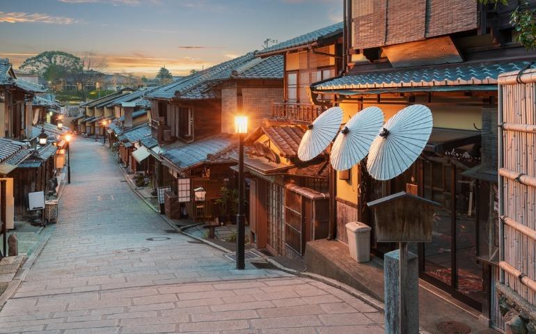 Higashiyama District in Kyoto, Japan