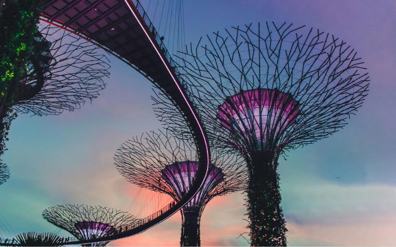 Sunset at Gardens by the Bay – Singapore
Image Credit - Victor/Unsplash