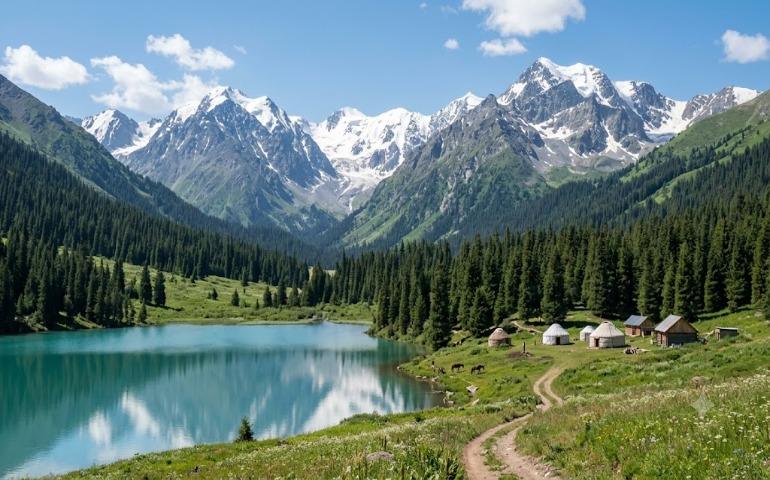 AI-generated image of Katon-Karagay National Park