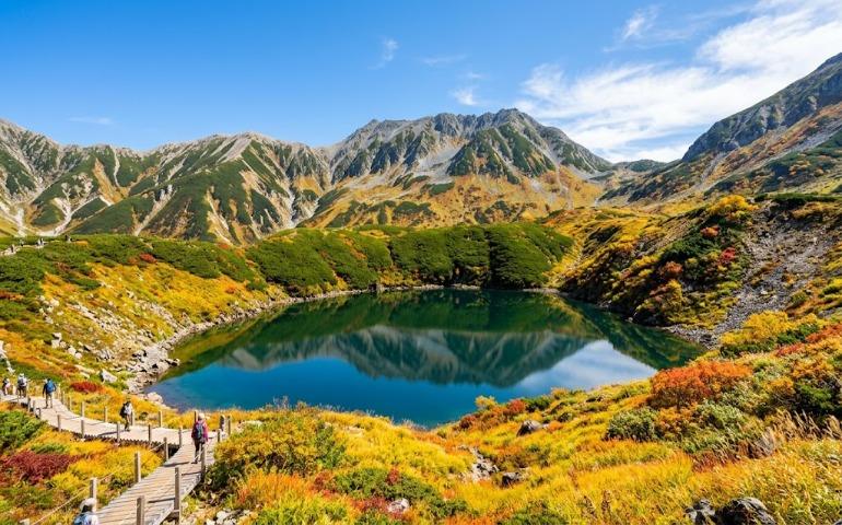 AI generated image of Mount Tateyama