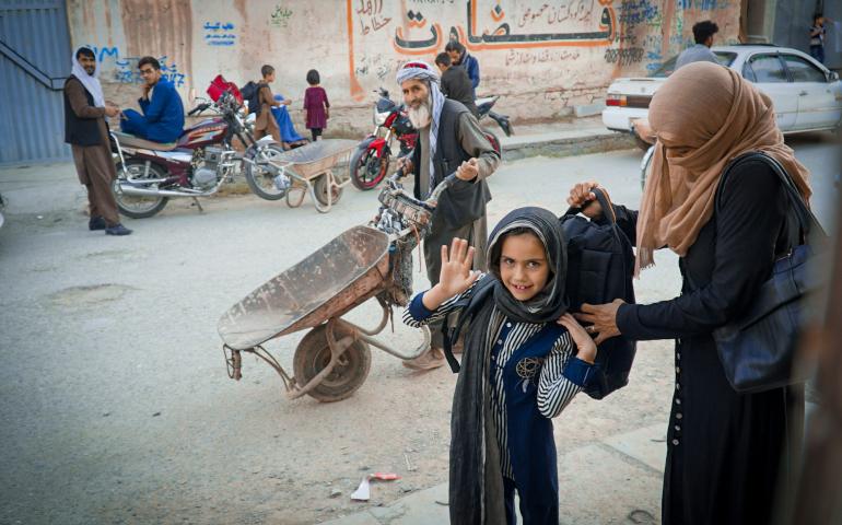 Kids back to school in Kabul, Afghanistan