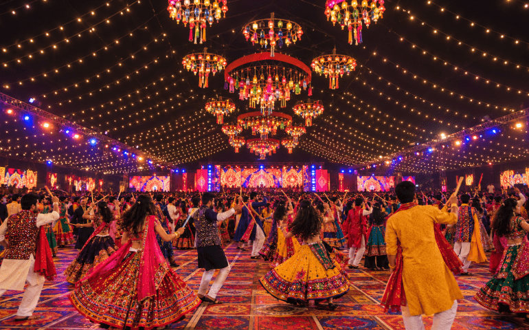 A night full of Garba magic in Ahmedabad.
Image Generated - AI
