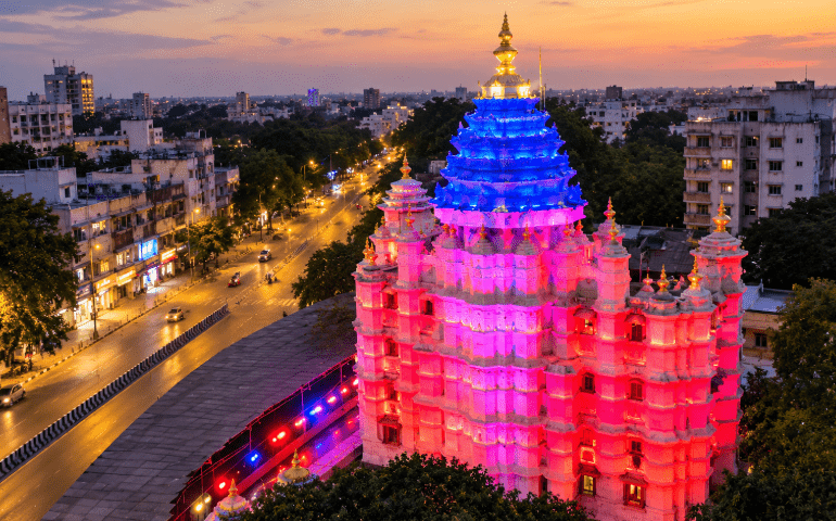 Siddhivinayak Temple - Dedicated to Ganesha.
Image Generated - AI
