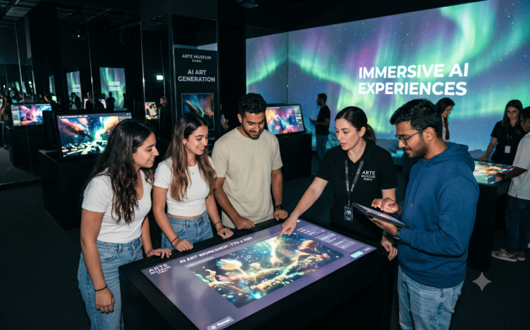 AI-generated image of Arte Museum Dubai