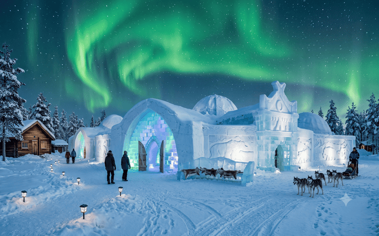 The stunning ice hotel in Sweden