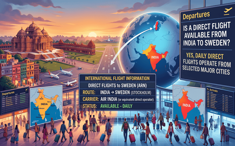 Direct flight status shown on Airport