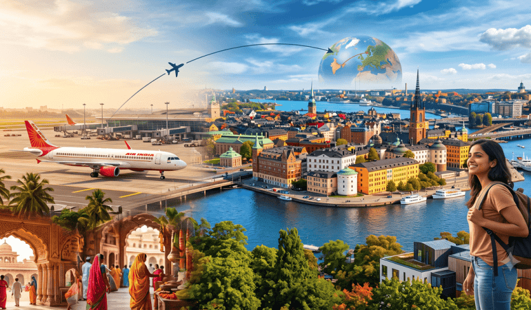 Best Time to Book Flights from India to Sweden for Lower Fares
