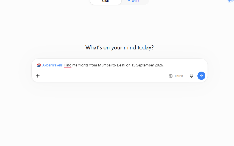 Flight search using the Akbar Travels plugin