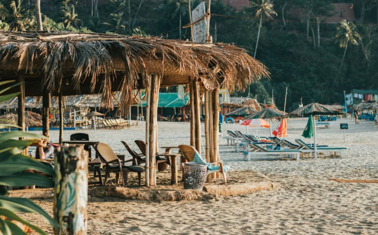 Clean Vagator Beach in Goa