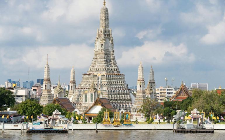 Wat Arun, Bangkok Yai, Bangkok, Thailand.
Image Credit - BIlly Xue/Unsplash
