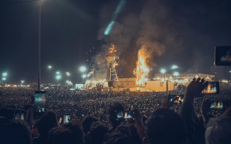 Burning of the Ravana Effigy
Image credit: Unsplash/Anirudh