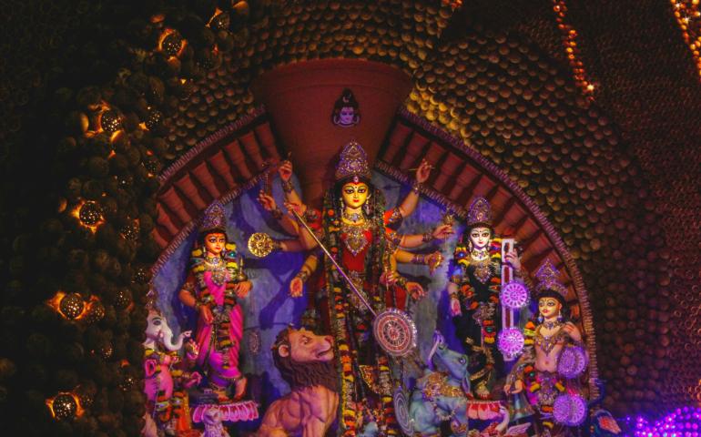 Durga pooja pandal in Kolkata