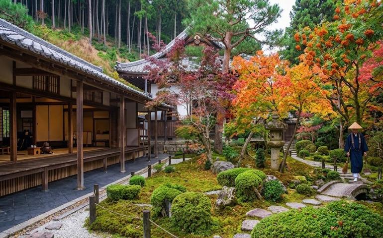 AI-generated image showcasing the changing colors of Japan in September