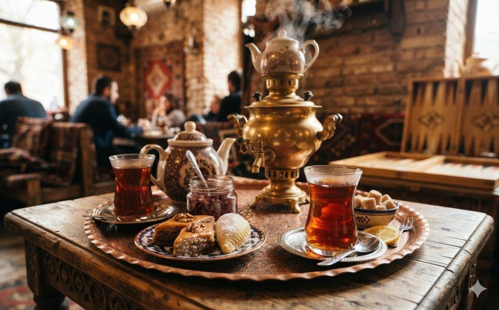 AI-generated image of Azerbaijani Tea