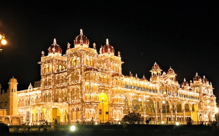 The Majestic image of Mysore, Palace.
Image Credit - nageshhosagrahar/Pixabay