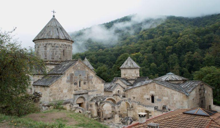 The ancient Haghartsin Monastery nestled in the misty forests of Dilijan, Armenia.
Image Credit: Ash Haghighi/Pexels