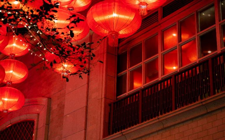 Lanterns hanging at night
Image Credit: bRoken/Pexels