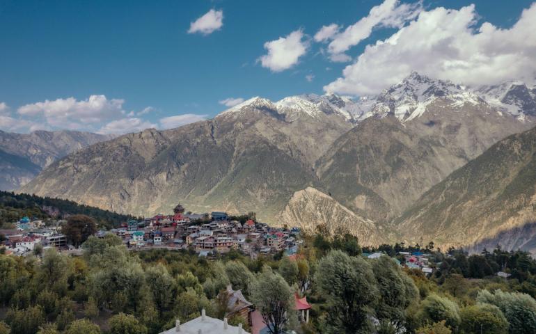 A panoramic view of a picturesque village nestled in the Himachal Pradesh Himalayas.
Image Credit - Click on Pics®️/Pexels