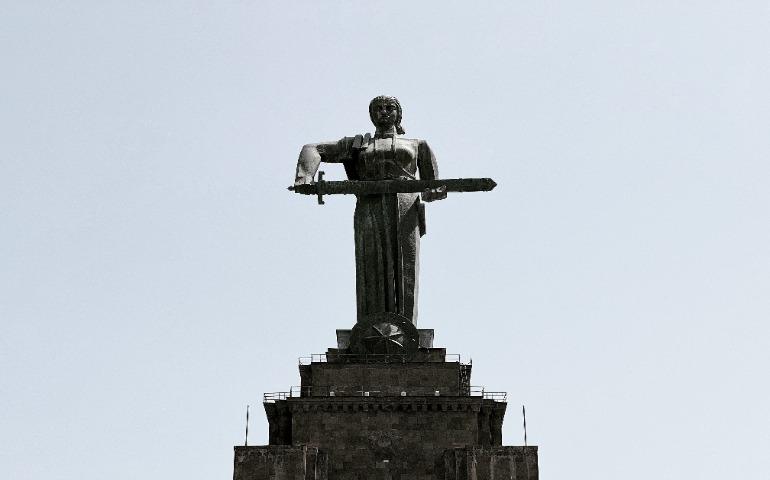 Majestic view of the iconic Mother Armenia statue in clear skies of Yerevan.
Image Sheet: alexander ermakov/Pexels