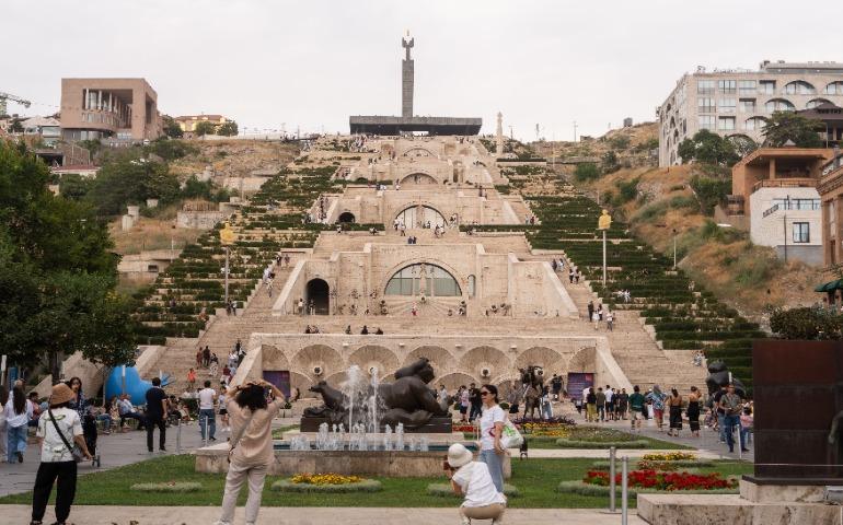 The Cascades in Yerevan, Armenia
Image Credit: Gabriele Niek/Pexels