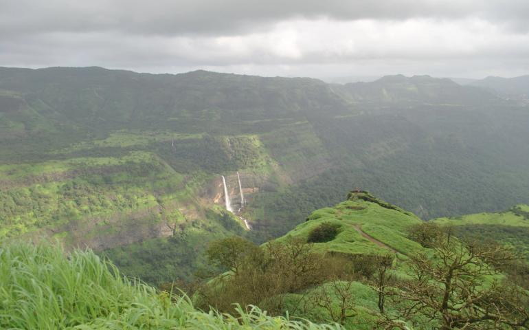 Majestic view of lush greenery and cascading waterfalls in Lonavla, India.
Image Credit - Prashant Darekar/Pexels