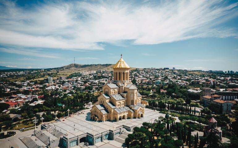 Sameba Cathedral in Tbilisi, Georgia