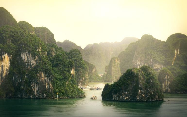 Explore the tranquil beauty of Ha Long Bay's limestone formations in Vietnam.
Image Credit: Đức Toàn Nguyễn/Pexels
