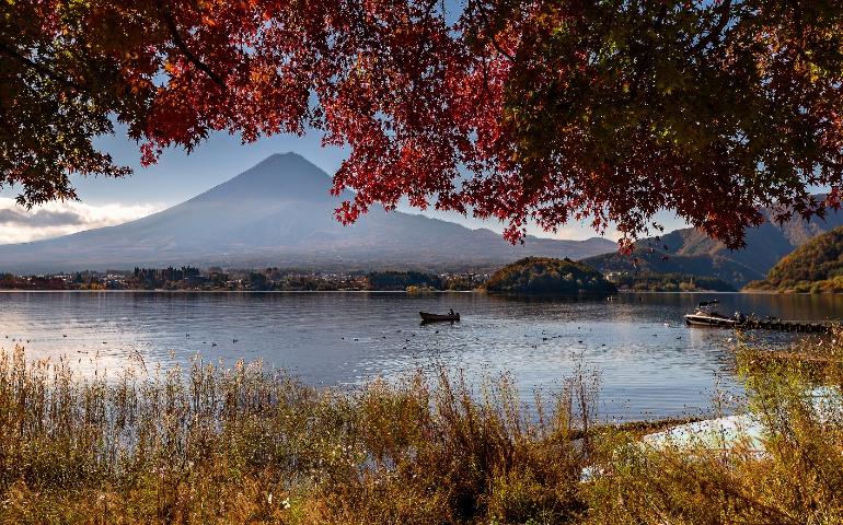 Beautiful autumn landscape with Mount Fuji and Lake Kawaguchiko
Image Credit: Paulino Acosta Santana/Pexels