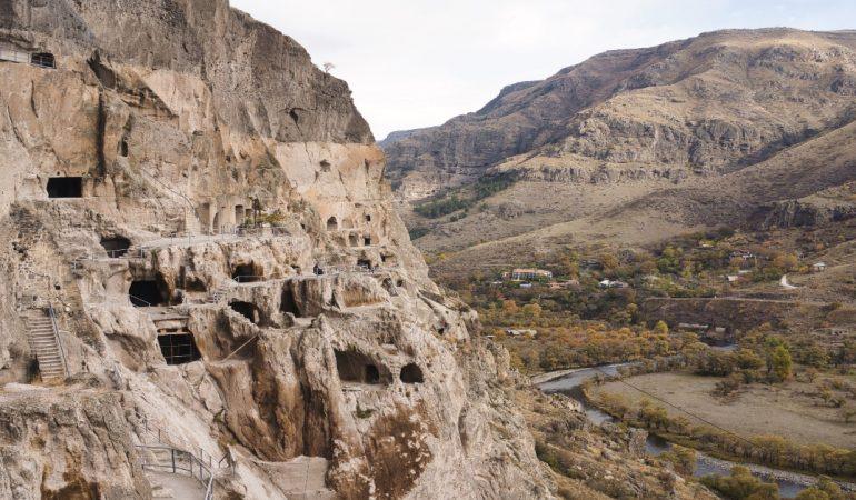 Ancient cave in Aspindza, Georgia