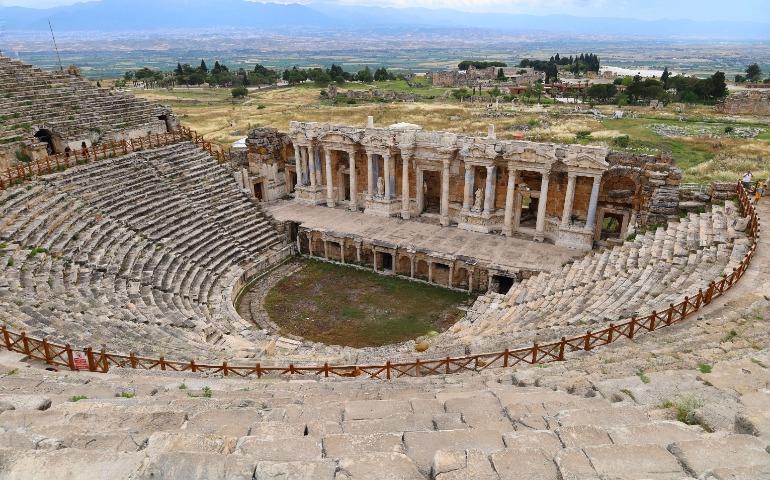 View of the ancient Hierapolis amphitheater in Pamukkale, Turkey
Image Credit: syd.trgt/Pexels 