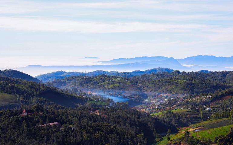 A breathtaking aerial capture of Ooty's lush green hills and serene landscape.
Image Credit - thirugraphy .11/Pexels