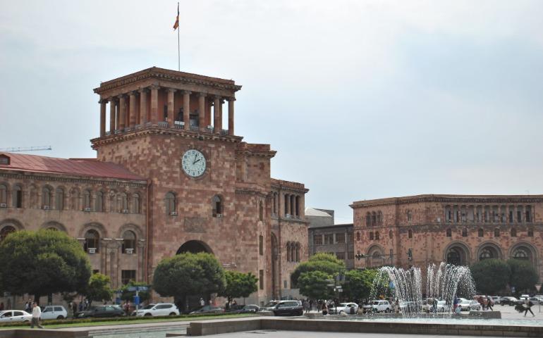 Scenic view of Republic Square, Yerevan
Image Credit: Valeria Drozdova/Pexels