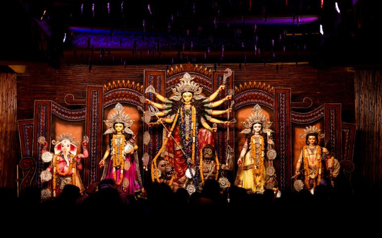 Durga Pandal at CR Park, New Delhi
