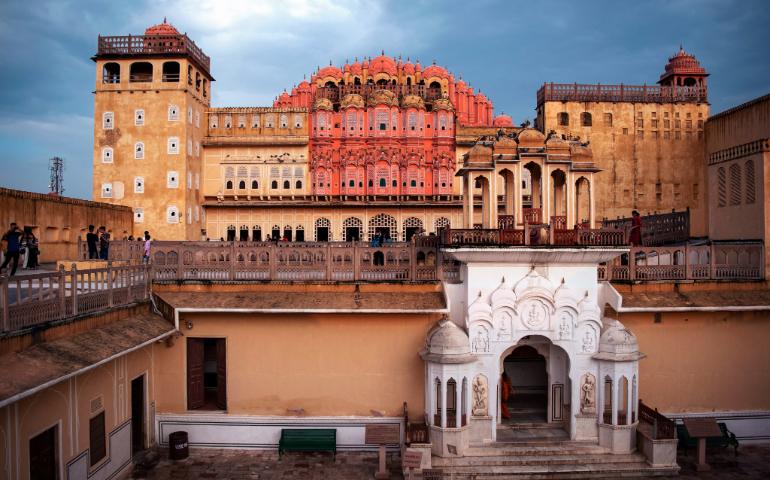 Hawa Mahal Road, J.D.A. Market, Pink City, Jaipur, Rajasthan, India.
Image Credit - Shashidhar S/Unsplash