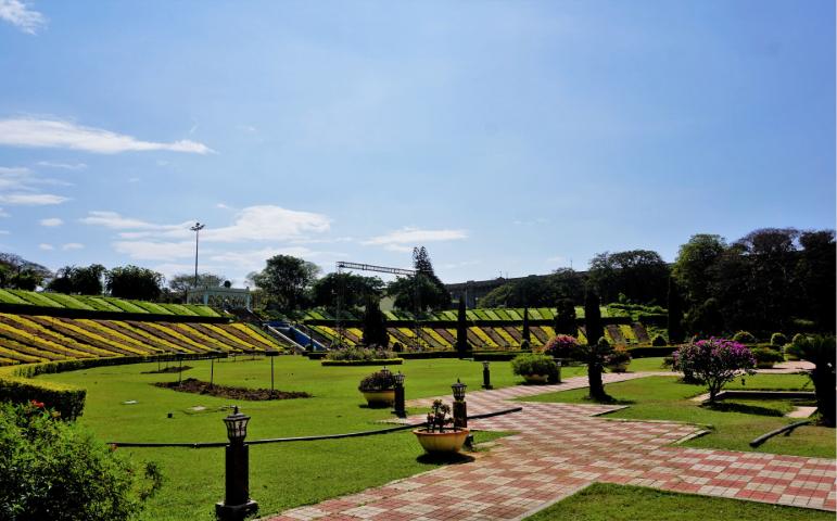 Beautiful landscape view of Brindavan Gardens, Mysore.
Image Credit - Albin Raj/Shutterstock