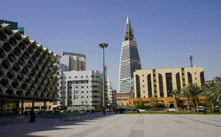 Modern buildings in Riyadh

