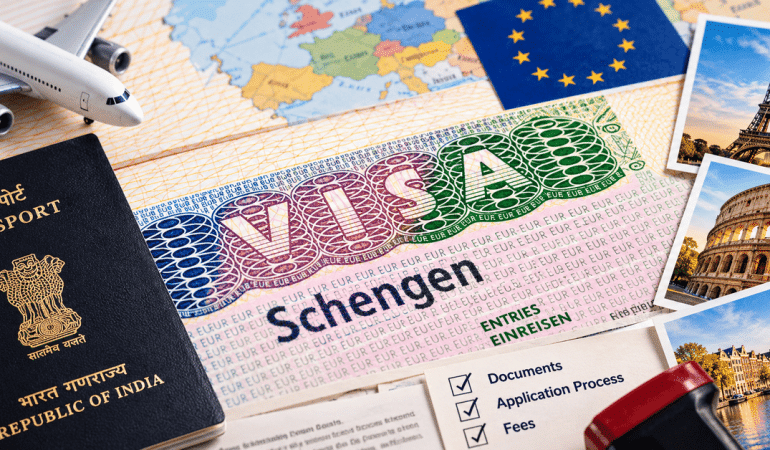 AI-generated Image: Schengen Visa For Indians: Documents, Fees And Application Process