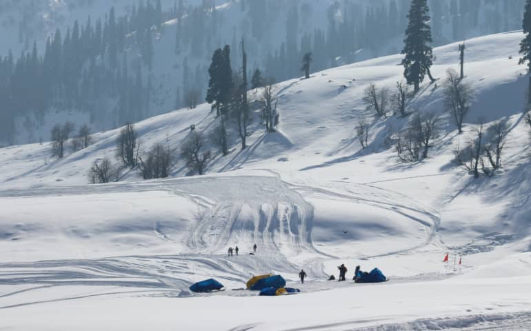 Skier's in Gulmarg, Kashmir
