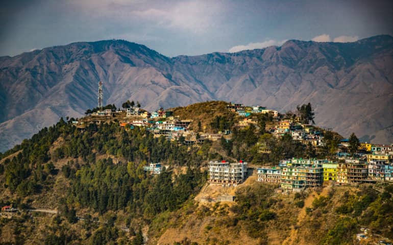 Scenic views of Dhanaulti, Uttarakhand, India
