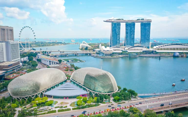 Marina Bay in Singapore