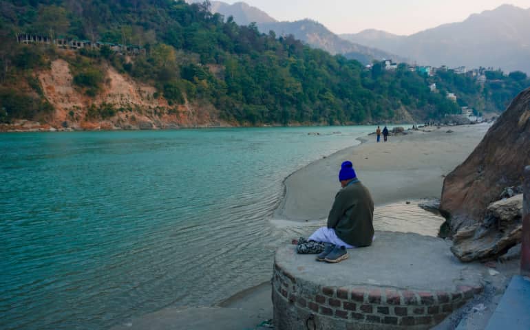 Rishikesh during winter