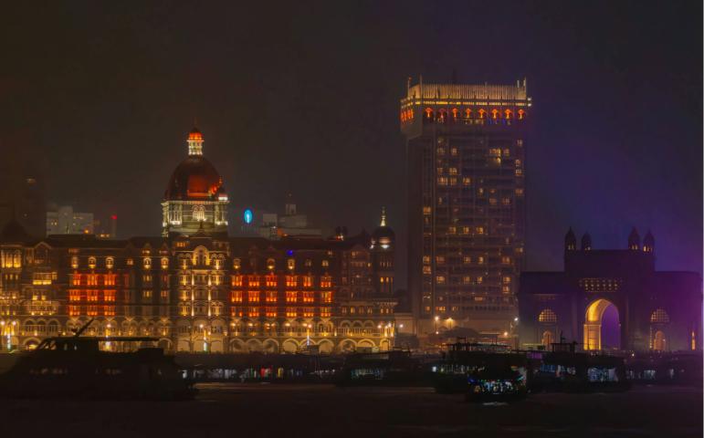 Gateway of India at night