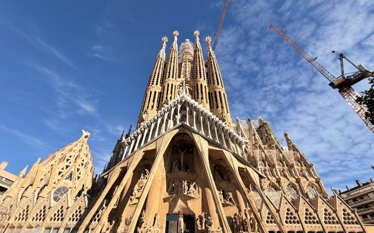 Iconic Sagrada Familia Cathedral in Barcelona
Image Credit: Stephan Leuzinger/Pexels