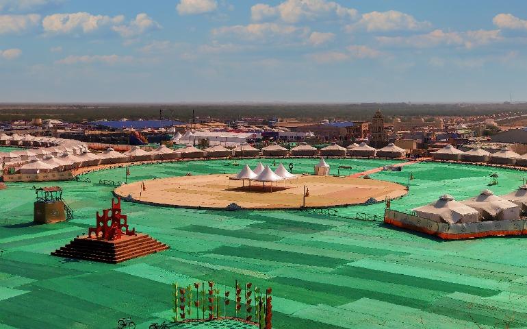The tent city at Dhordho
