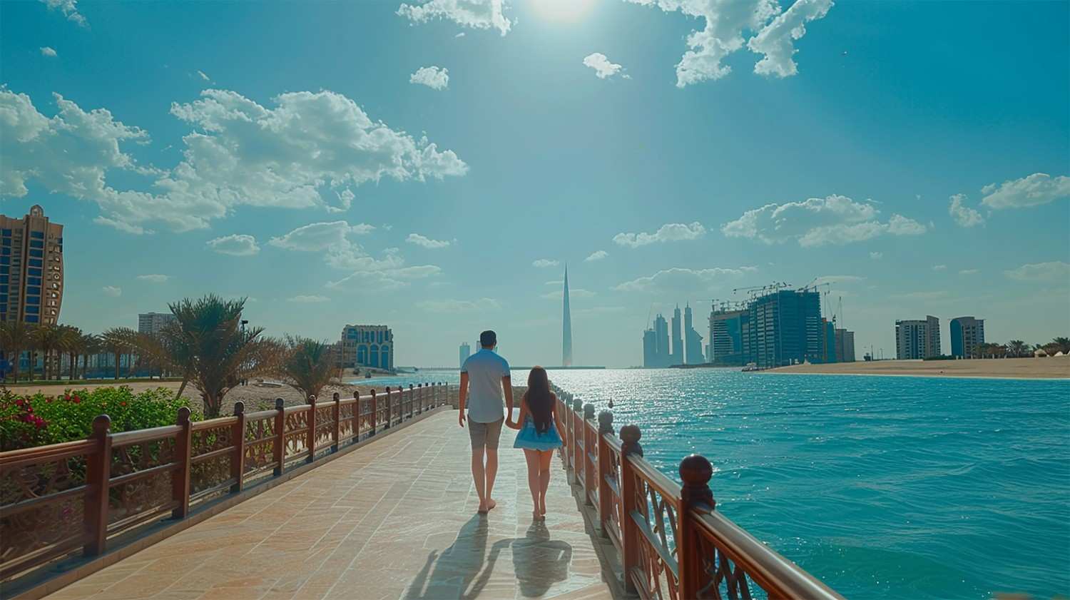 Walk Along the Kuwait Corniche and See Kuwait Towers