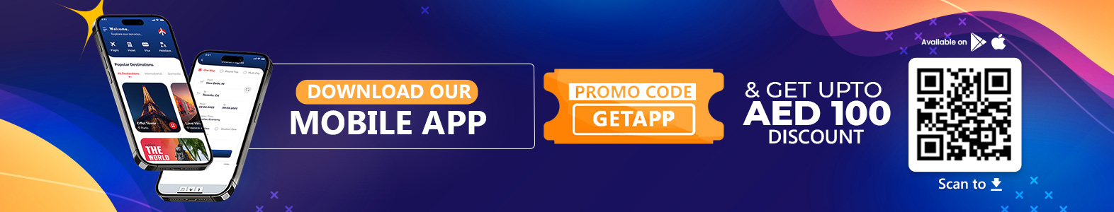 Akbar Travels Mobile app banner